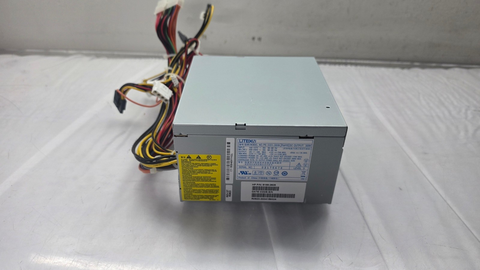 LiteOn 300W ATX Power Supply 585008-01 PS-5301-08HA  K22