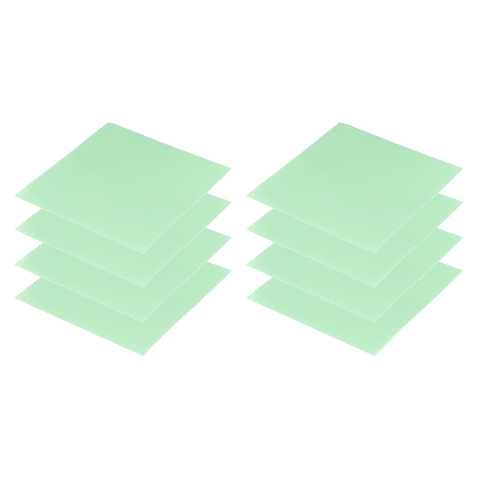 8 Pcs Thermal Pads 100x100x0.3mm for CPU GPU M.2 SSD NVMe Green