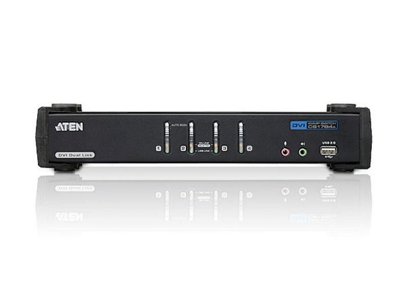 Aten CS1784A 4-Port USB DVI KVMP Switch / 2560x1600 / Audio