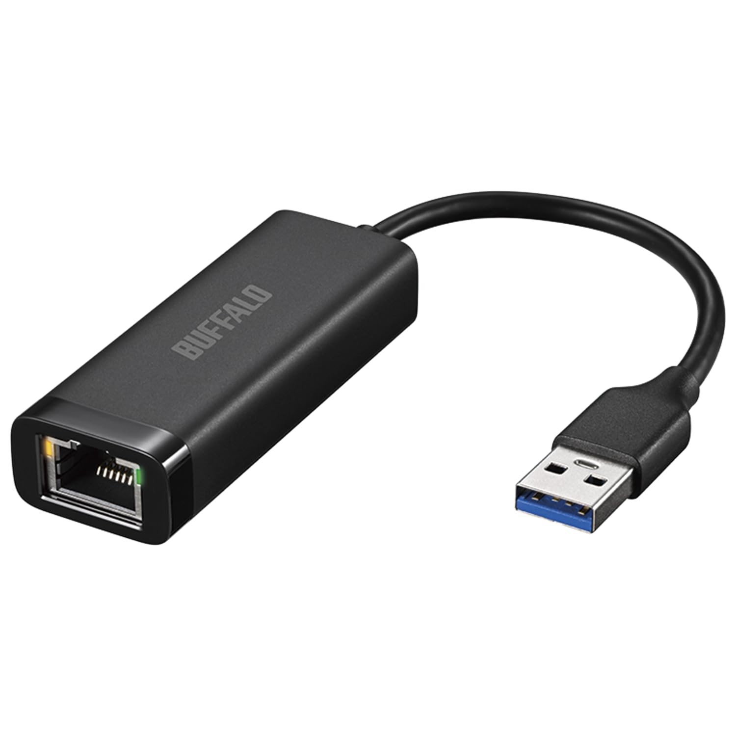 BUFFALO USB-A to Gigabit Ethernet LAN Adapter USB 3.2 Gen1 LUA6-U3-AGTE-NBK