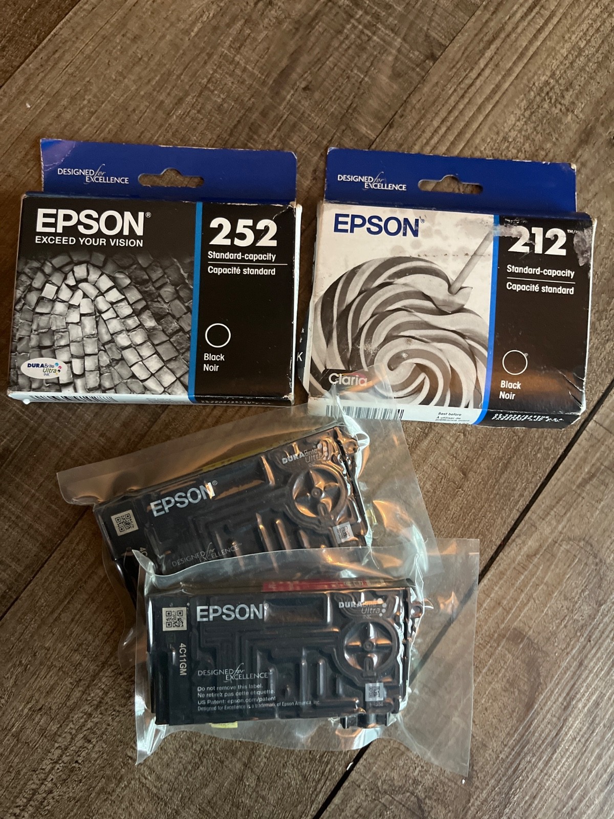 EPSON lot of 4 new in boxes  variety of types 
