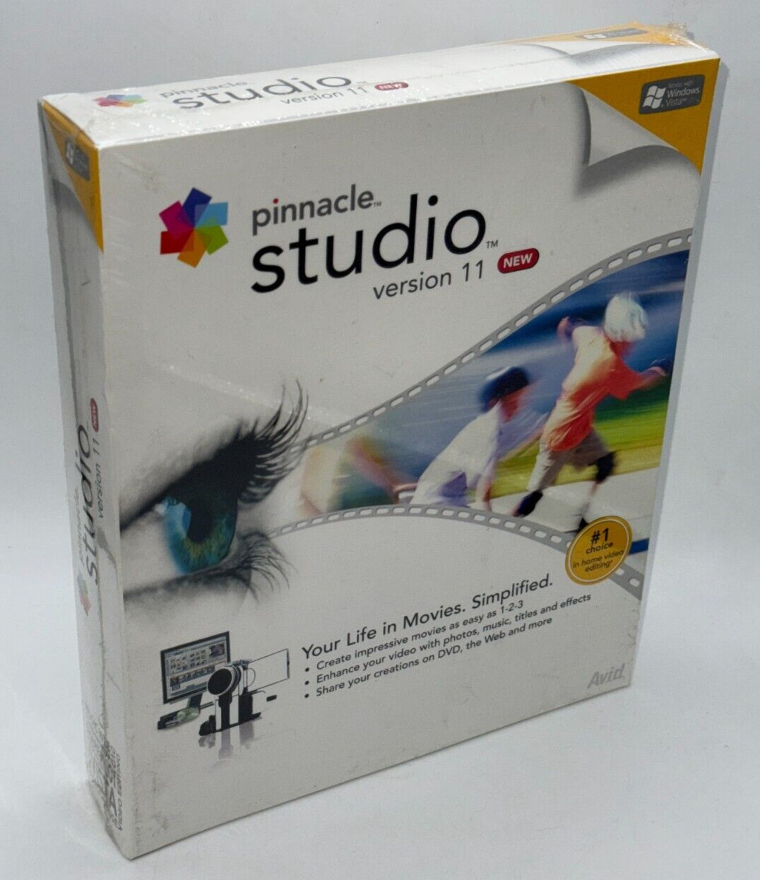 Pinnacle Studio Version 11 - PC, 2007 - SEALED - BIG BOX - Avid - NEW