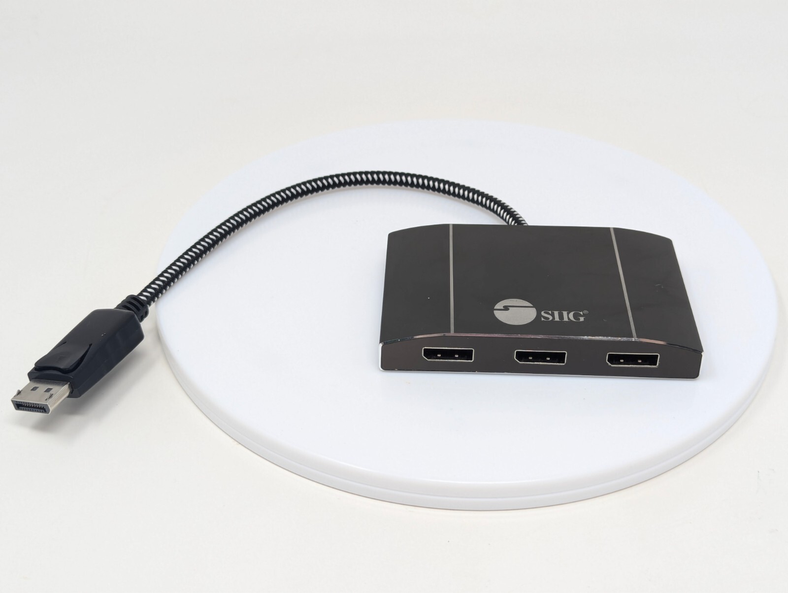 SIIG 3 Port DisplayPort MST Hub 4k - Muti Monitor Splitter 1x3