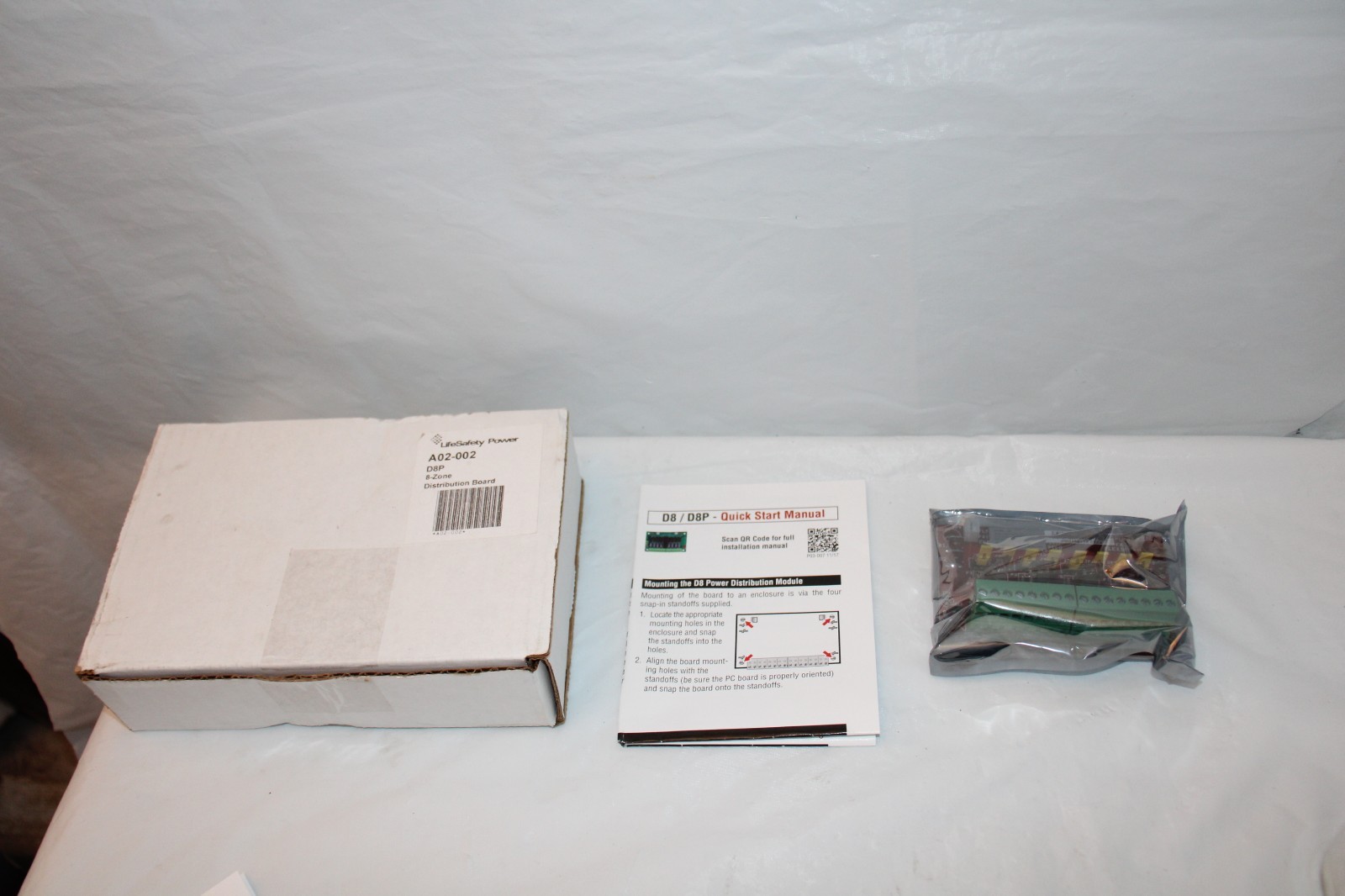 LIFESAFETY POWER A02-002 D8P 8-ZONE DISTRIBUTION BOARD MODULES "BRAND NEW"