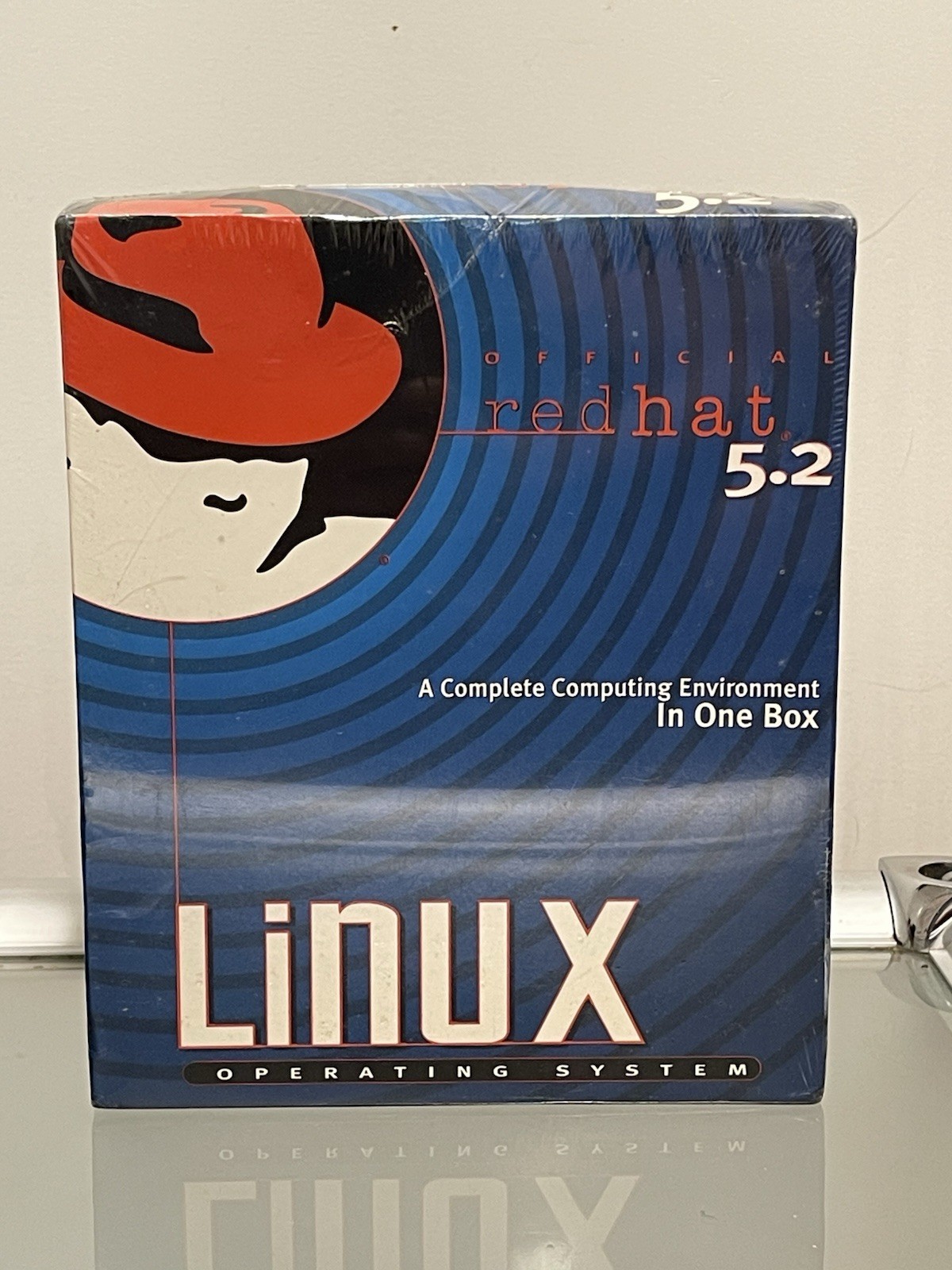 Sealed Official Red Hat Linux 5.2 Operating System Big Box PC 1998 CDs & Floppy