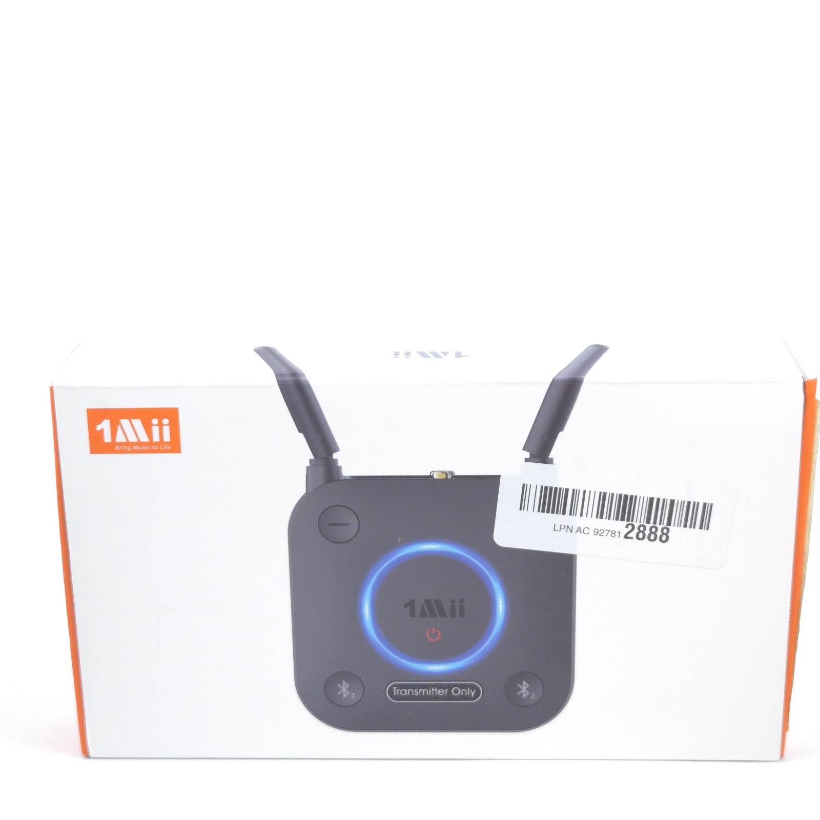 1Mii B06TX Bluetooth 5.2 Transmitter TV Adapter aptX Low Latency Plug & Play