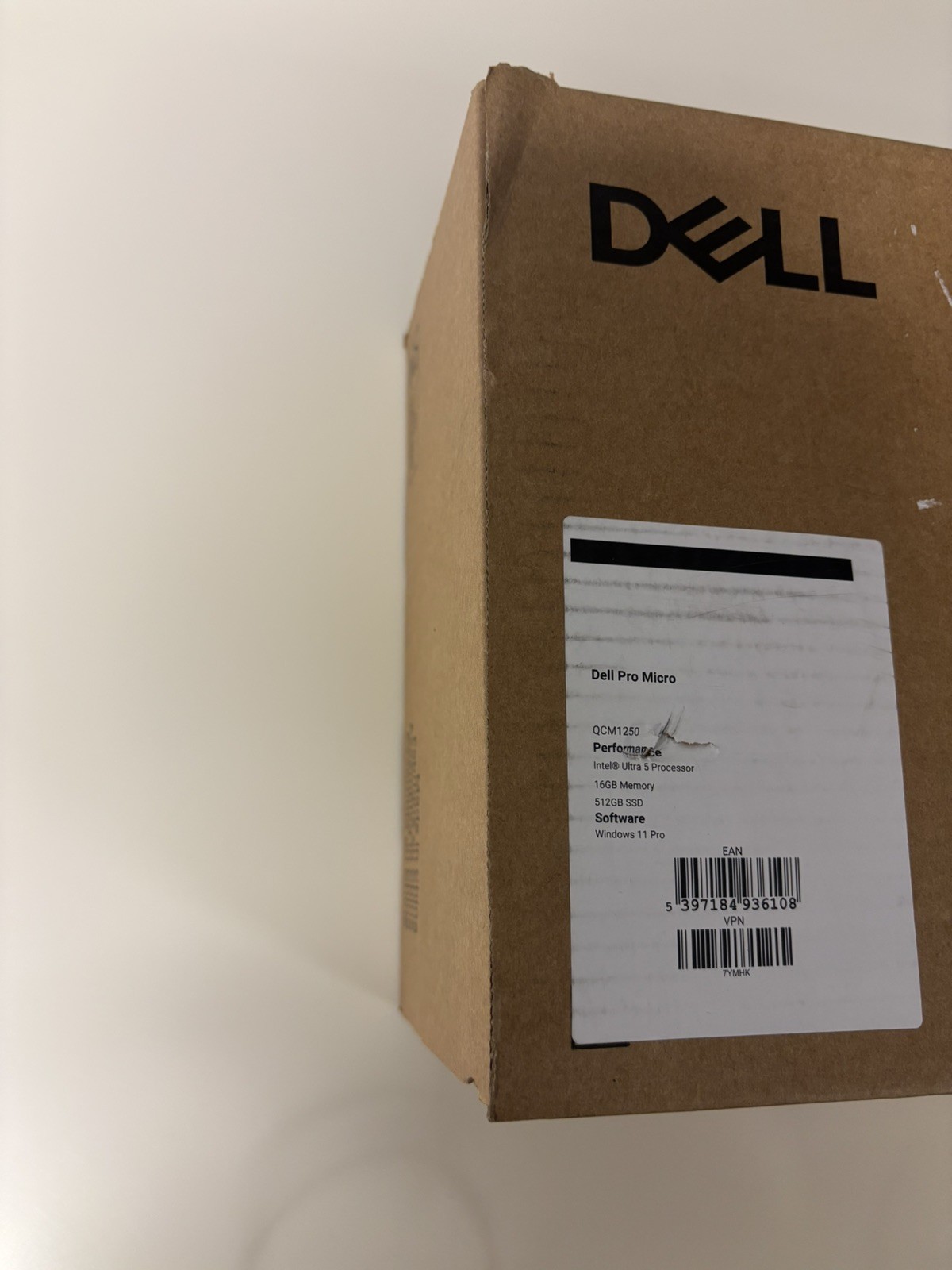 SEALED Dell Pro Micro QCM1250 PC ULtra 5 235T  16GB 512GB SSD RRP £1380 + M&Kb 