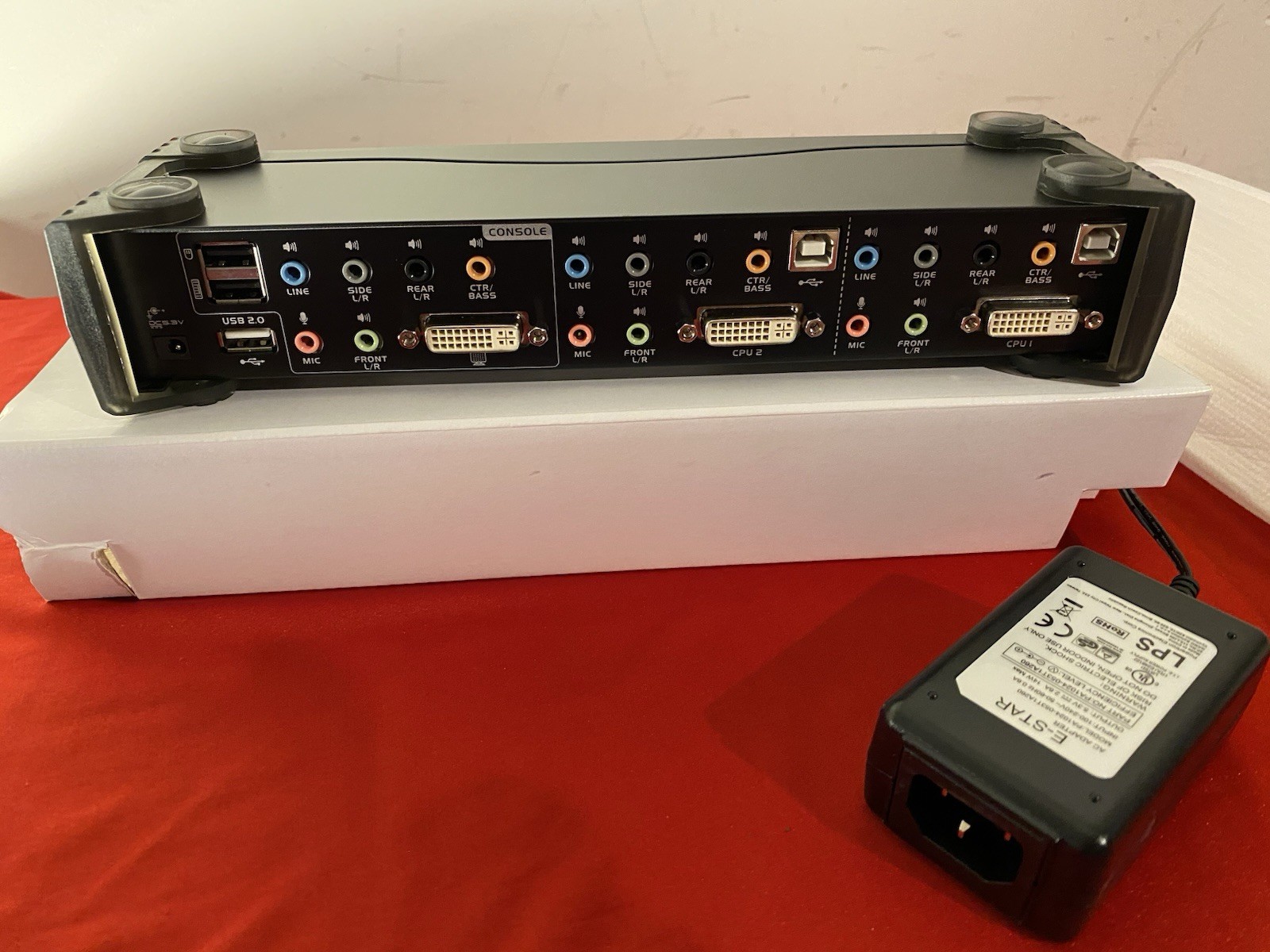 ATEN CS1782A 2-Port USB DVI Dual Link KVMP Switch No AC Adapter