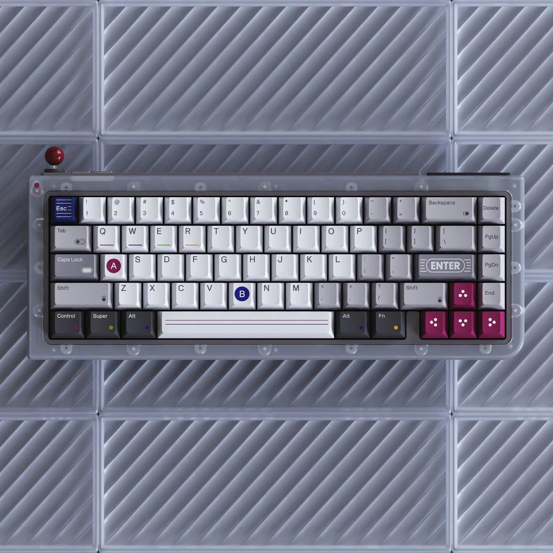 80Retros GAME1989 GB65 65% Aluminum Plate DIY Mechanical Keyboard Kit