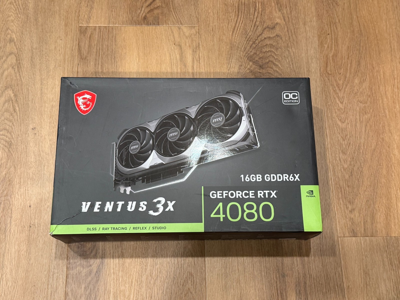 MSI Ventus 3X OC GeForce RTX 4080 16GB RAM - Graphics Card - Excellent Condition
