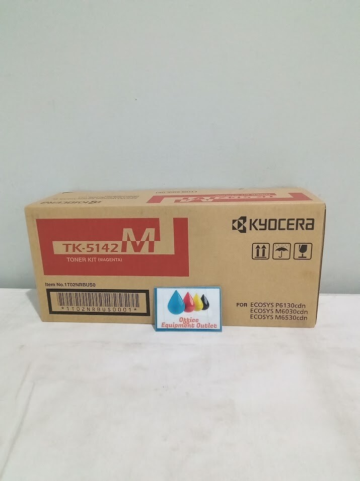 Kyocera TK-5142M TK5142M Magenta Toner Cartridge