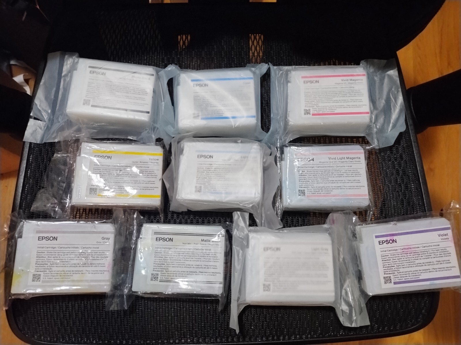 2023 Genuine Set 10 Epson Initial Starter Ink SureColor SC-P900 Factory Sealed