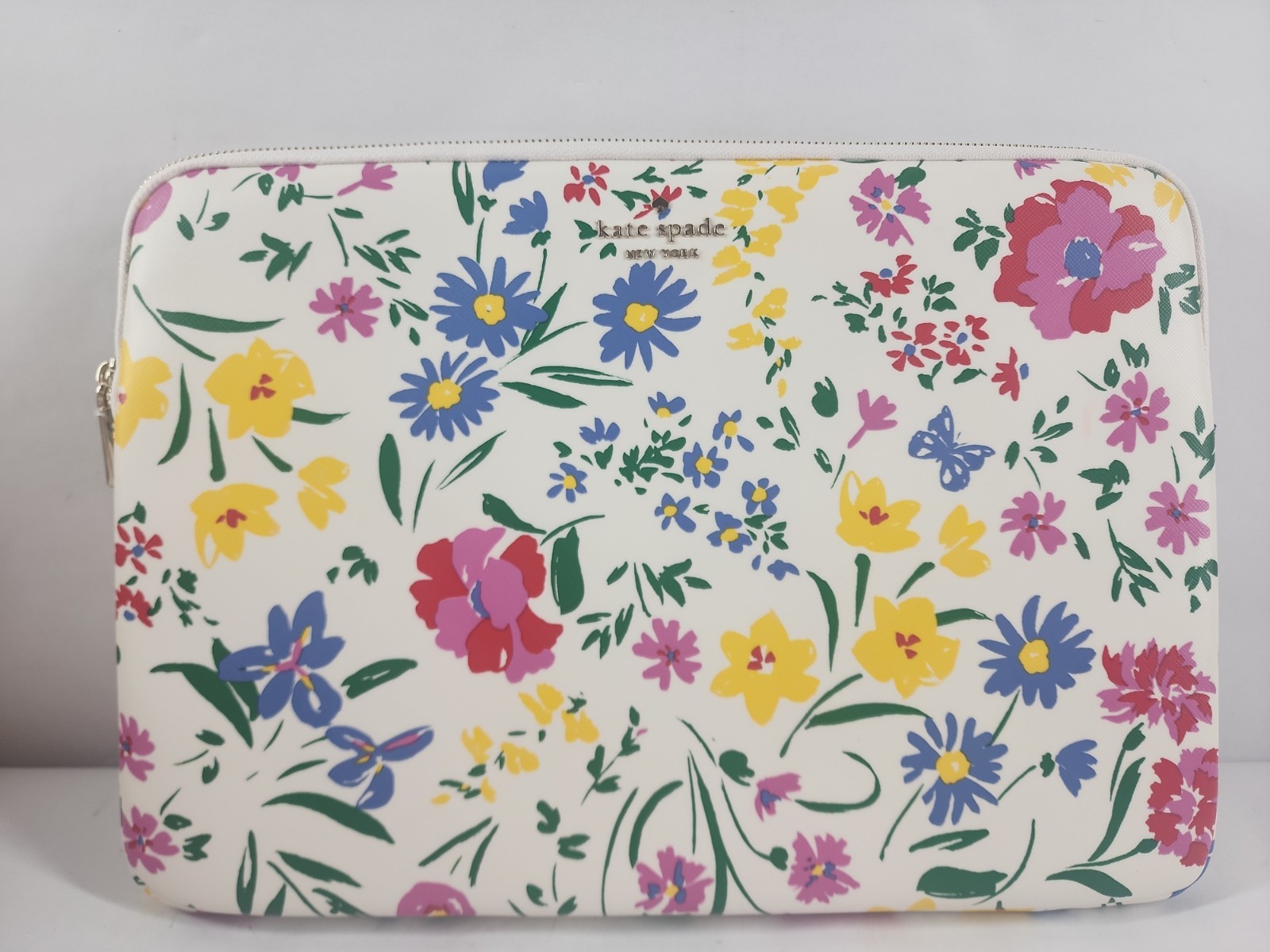 NEW Kate Spade Garden Bouquet Laptop Sleeve - Floral Cream Multi NO BOX