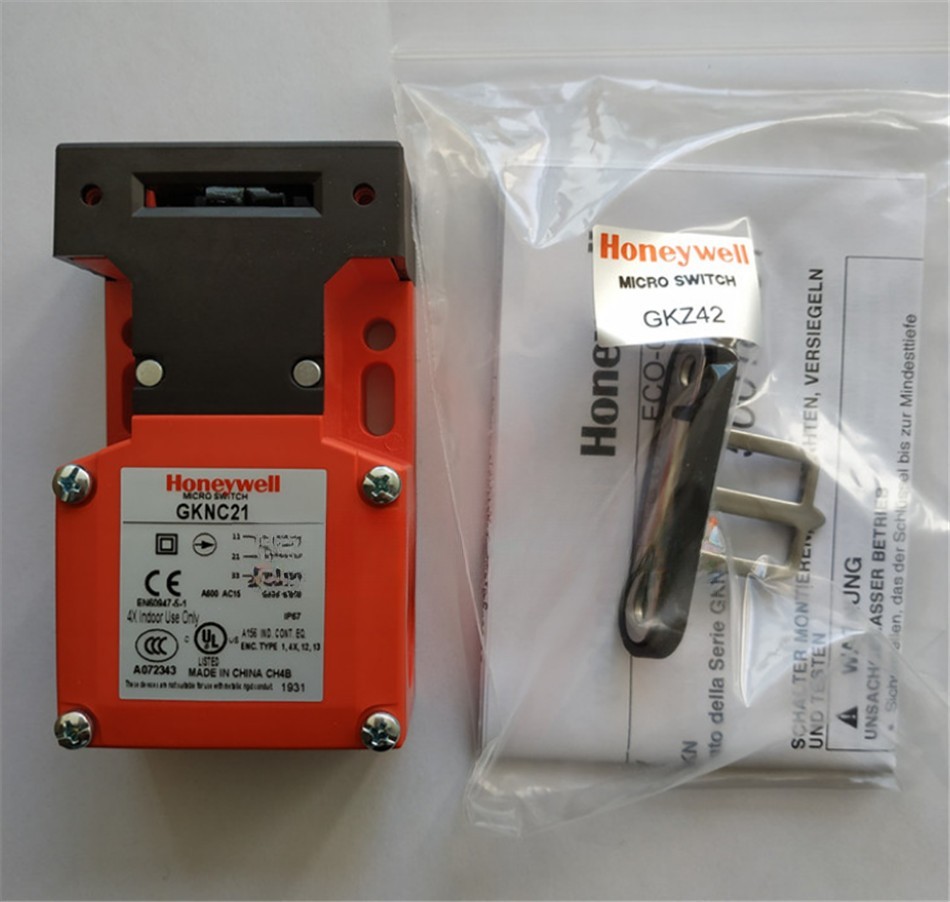 1 SET New Honeywell GKNC21 Safety Interlock Switch with Key GKNC21+GKZ42