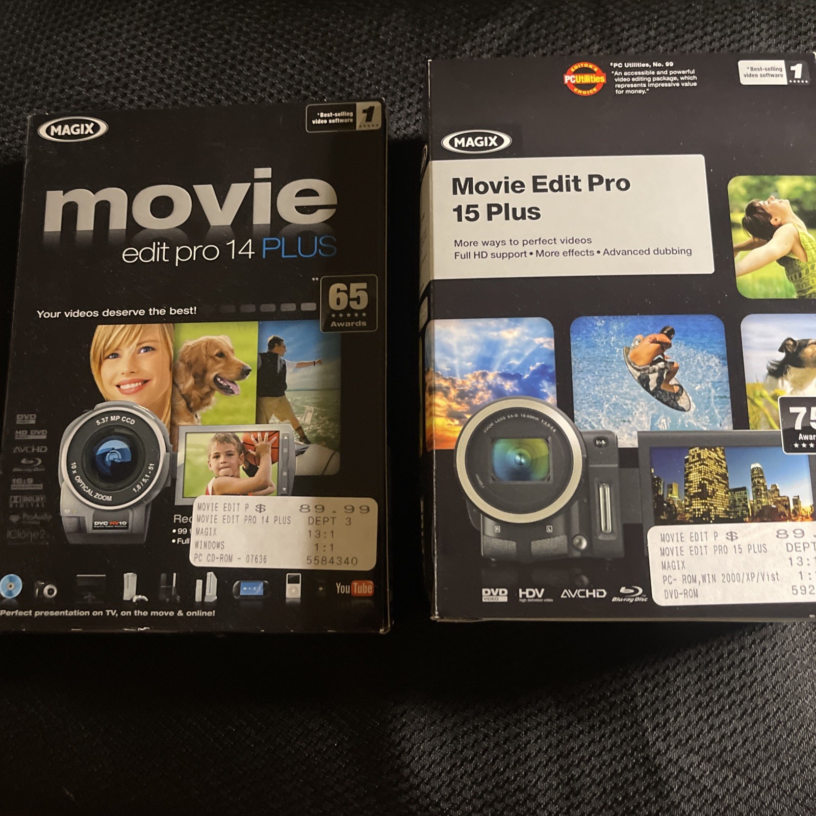 Magix Movie Edit Pro 14 & 15 Plus PC Big Box Software Bundle NEW FACTORY SEALED