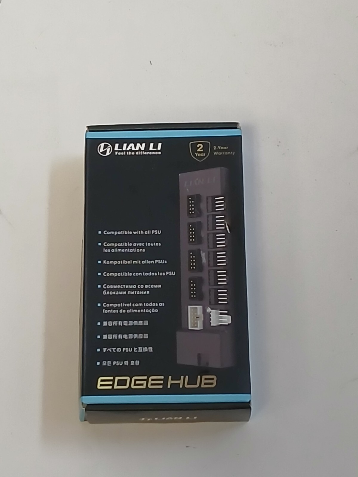 Lian Li Edge Hub EG-HUB01B Power Supply Fan USB RGB Controller COMPLETE
