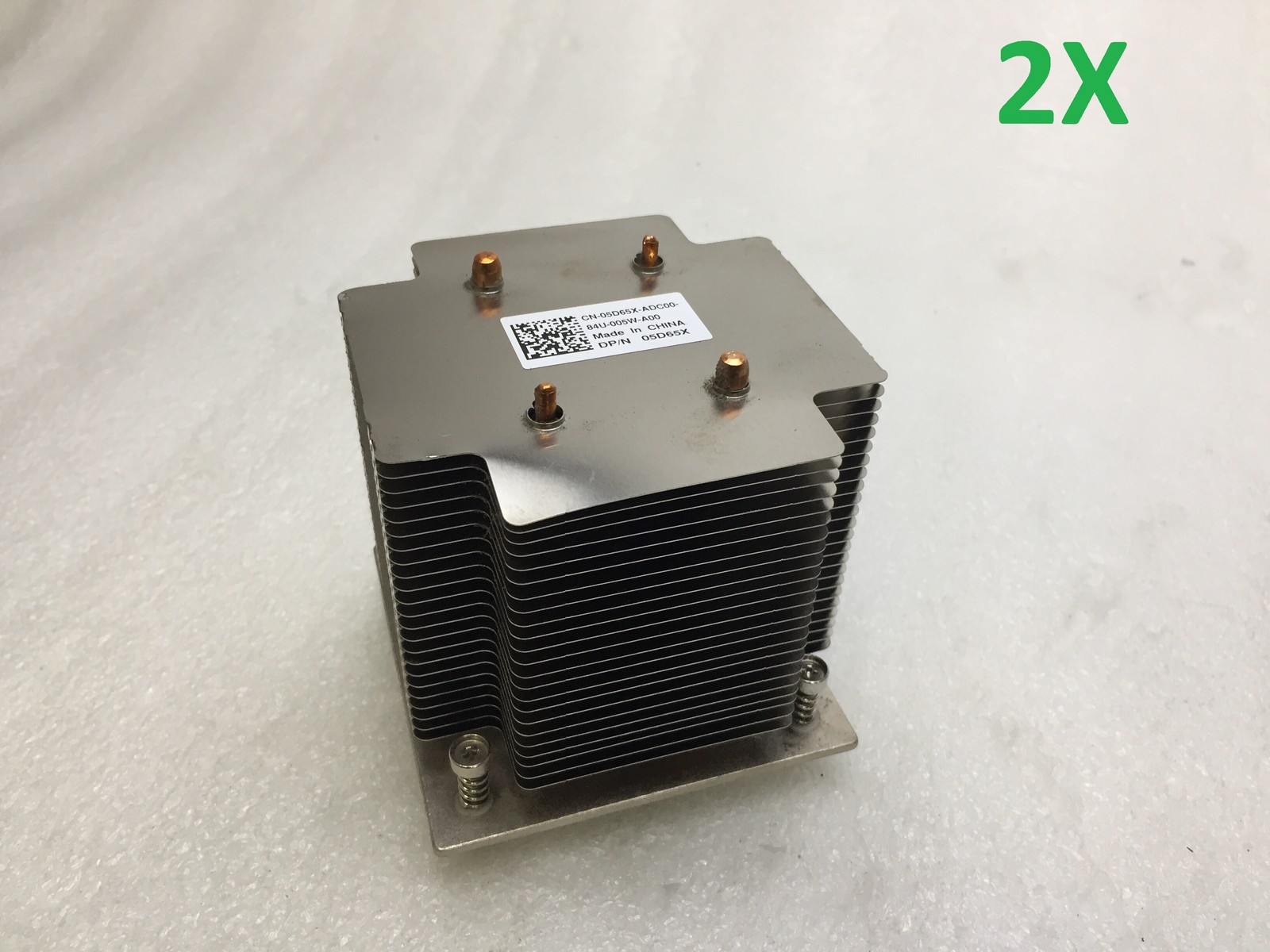 Lot of 2 Genuine Dell PowerEdge T130 T330 Server CPU Heatsink Cooler 05D65X