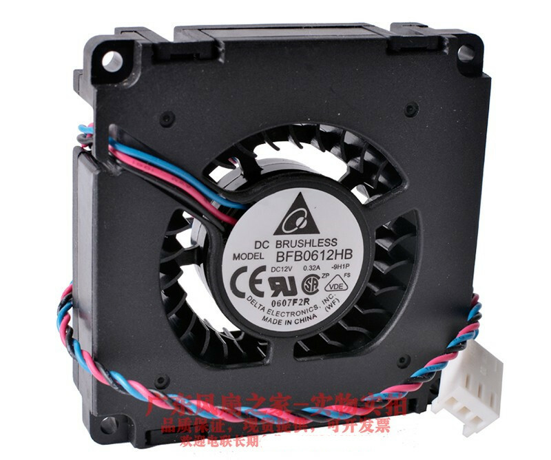DELTA BFB0612HB 60X60X15mm 12V 0.32A 3PIN Cooling Fan