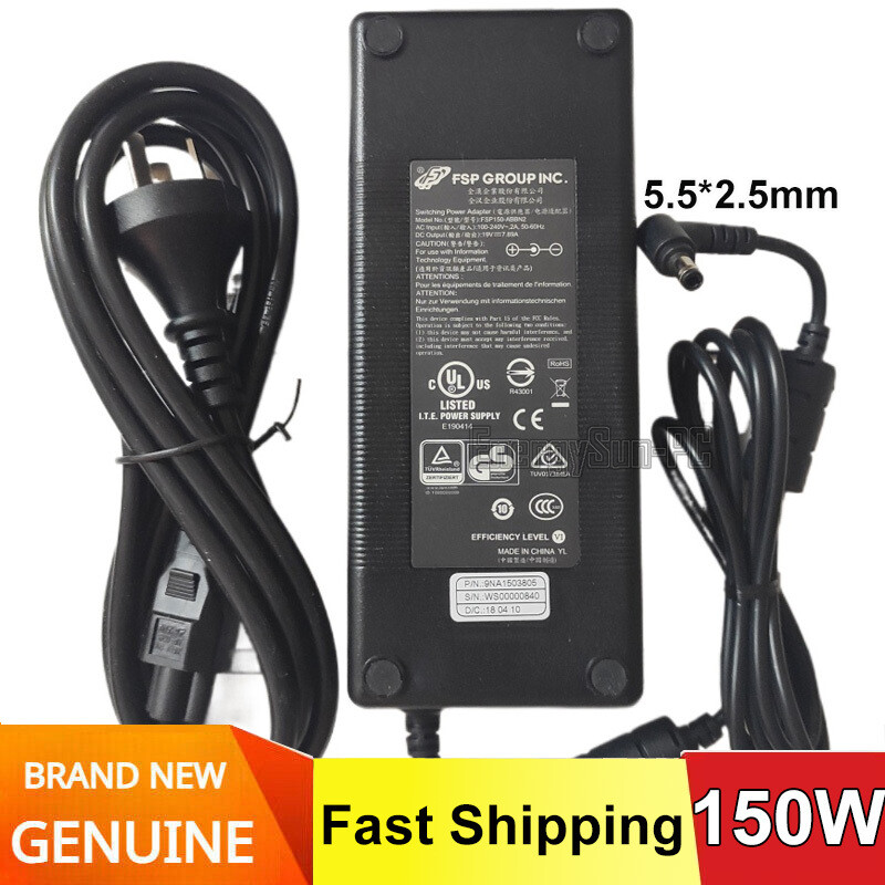 Original FSP FSP150-ABBN2 AC Adapter Laptop Power Supply Charger 19V 7.89A 150W