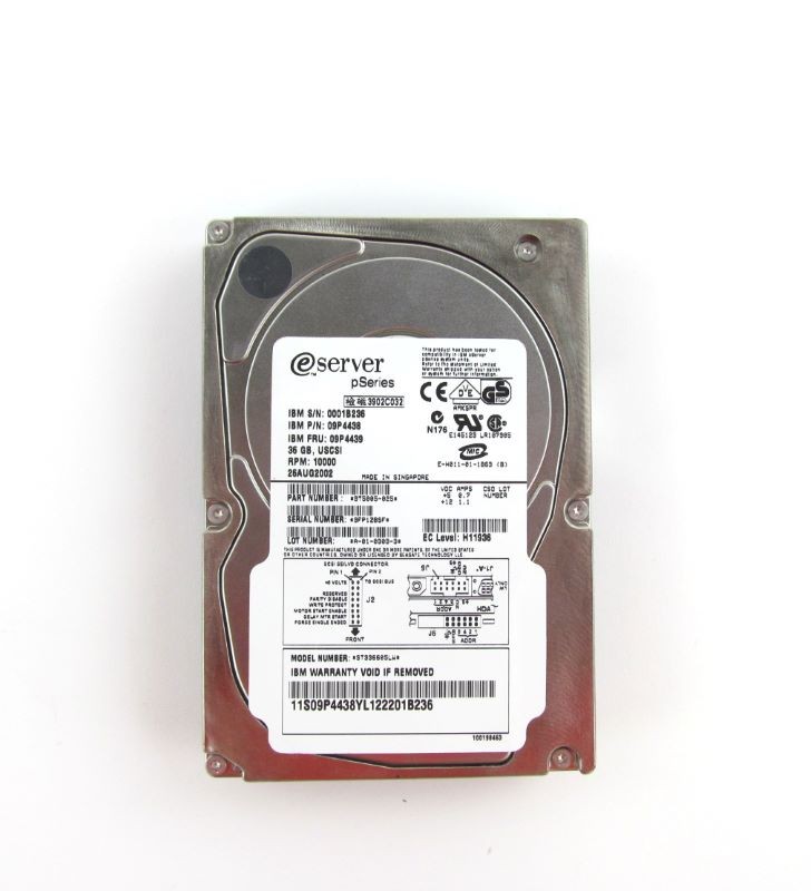 IBM 71P7439 36.4GB Ultra2 SCSI Disk Drive 10K RPM 68 Pin