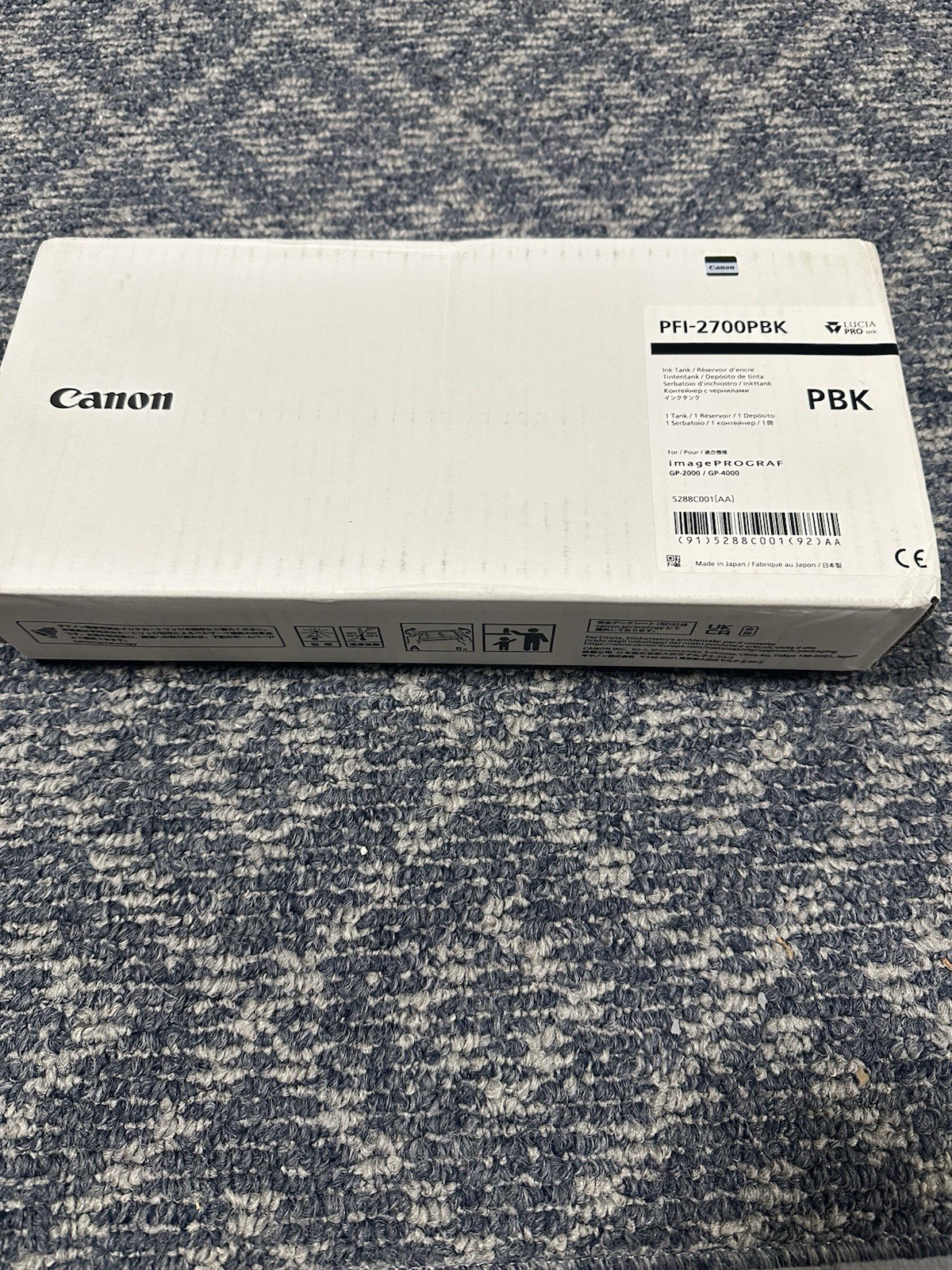 Genuine Canon PFI-2700  PHOTO Black 700ml imagePROGRAF GP…..ONE DAY SALE