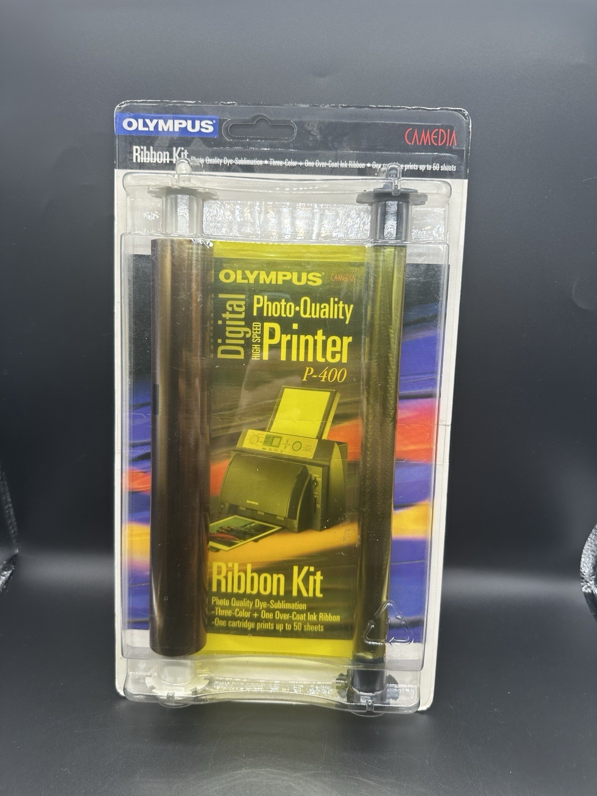 Olympus P-400 Series Ribbon Kit P-RBW Glossy Photo Print 50 Sheets
