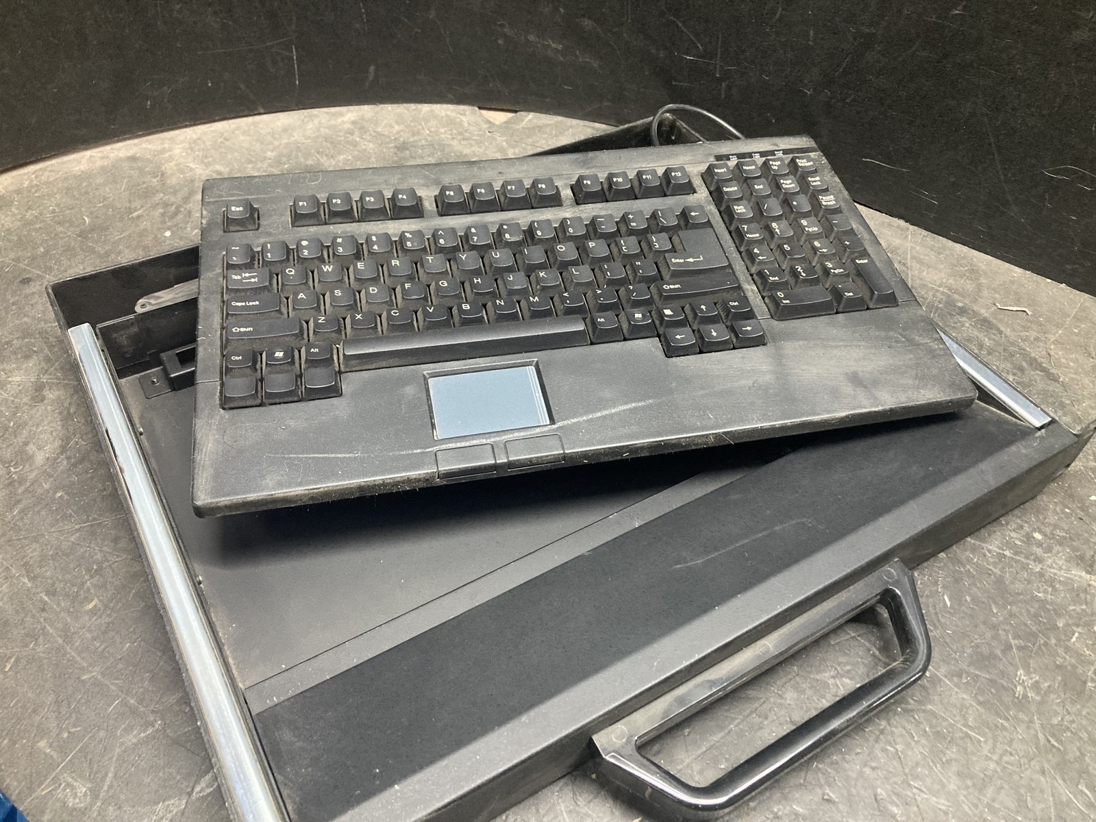 Adesso ACK-730UB USB Touchpad Keyboard with 1U Rackmount