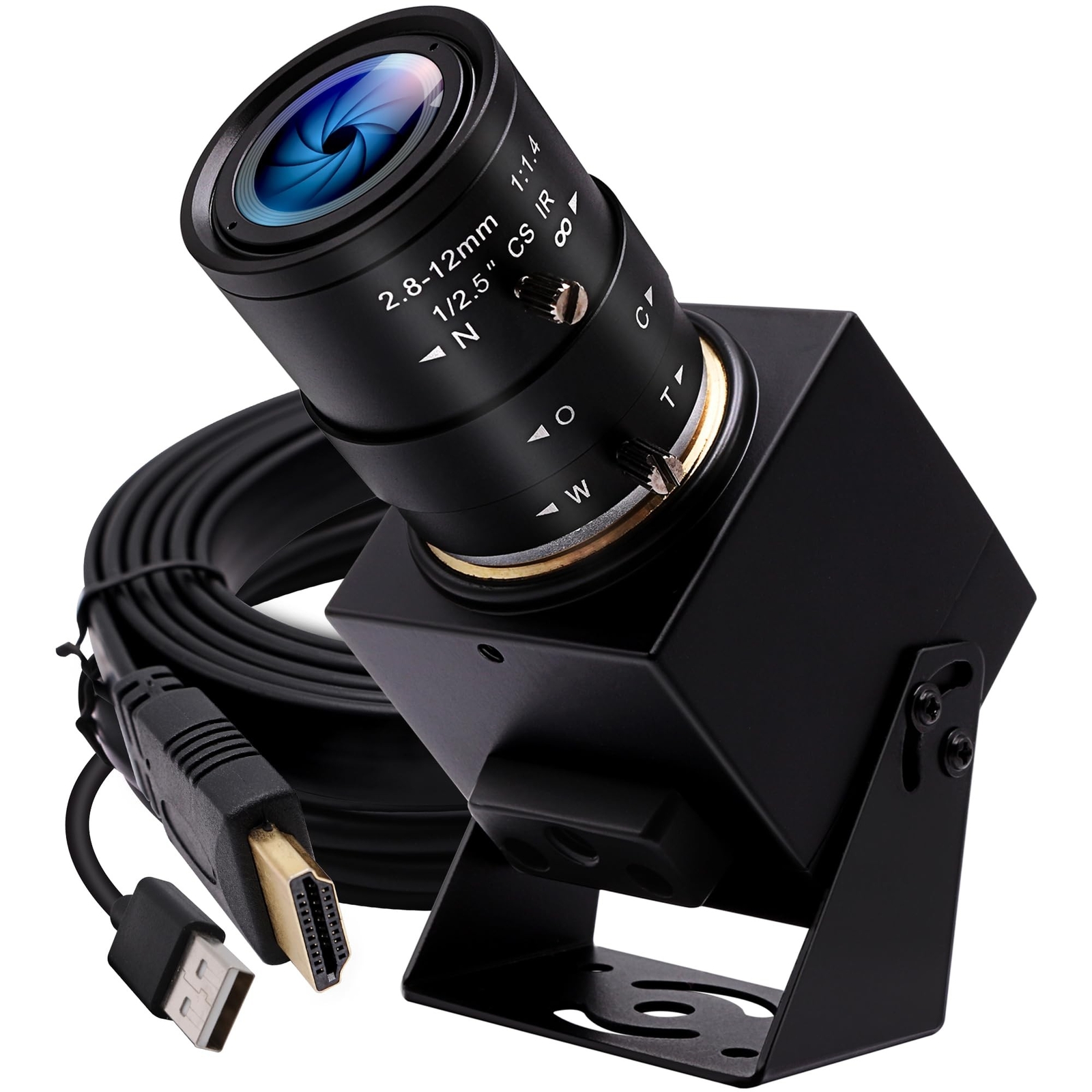 HDMI USB Camera 4K IFWAETR USB Webcam for Live Streaming 30FPS 4X Optical Zoo...
