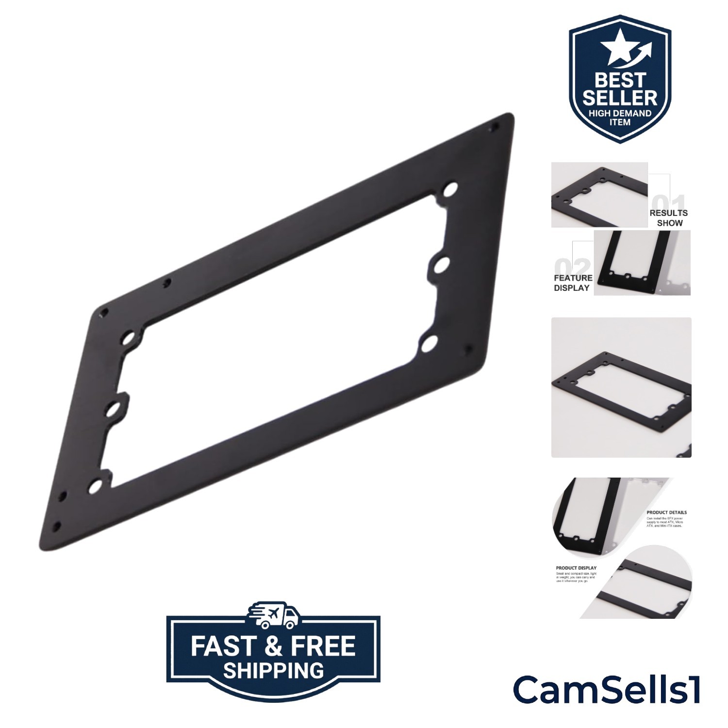 PSU Mounting Bracket to ATX Power Supply Adapter Bracket Conversion Frame for...