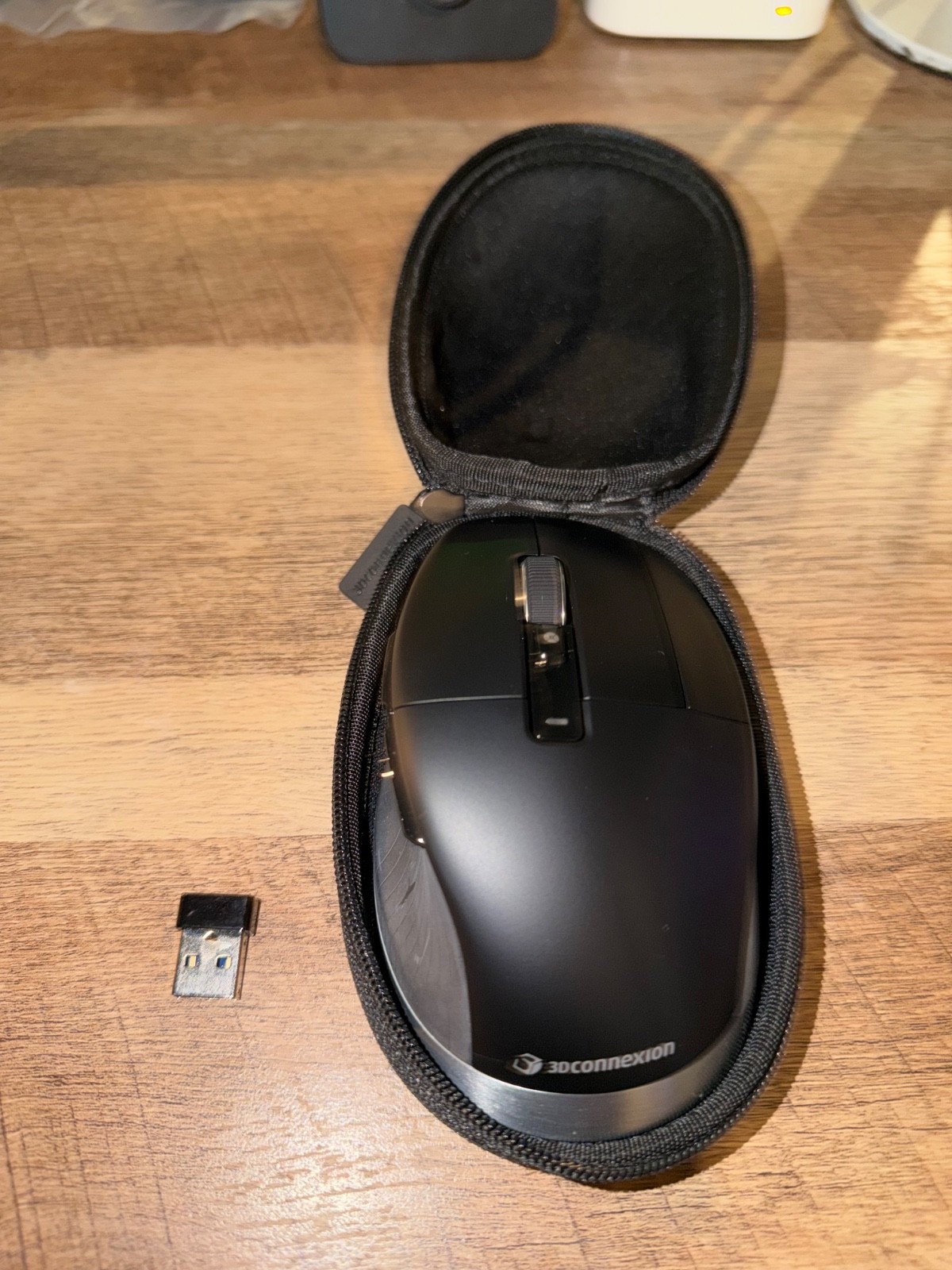 3Dconnexion CadMouse Pro Wireless 3DX-600065 CAD Mouse w/ Receiver & Case