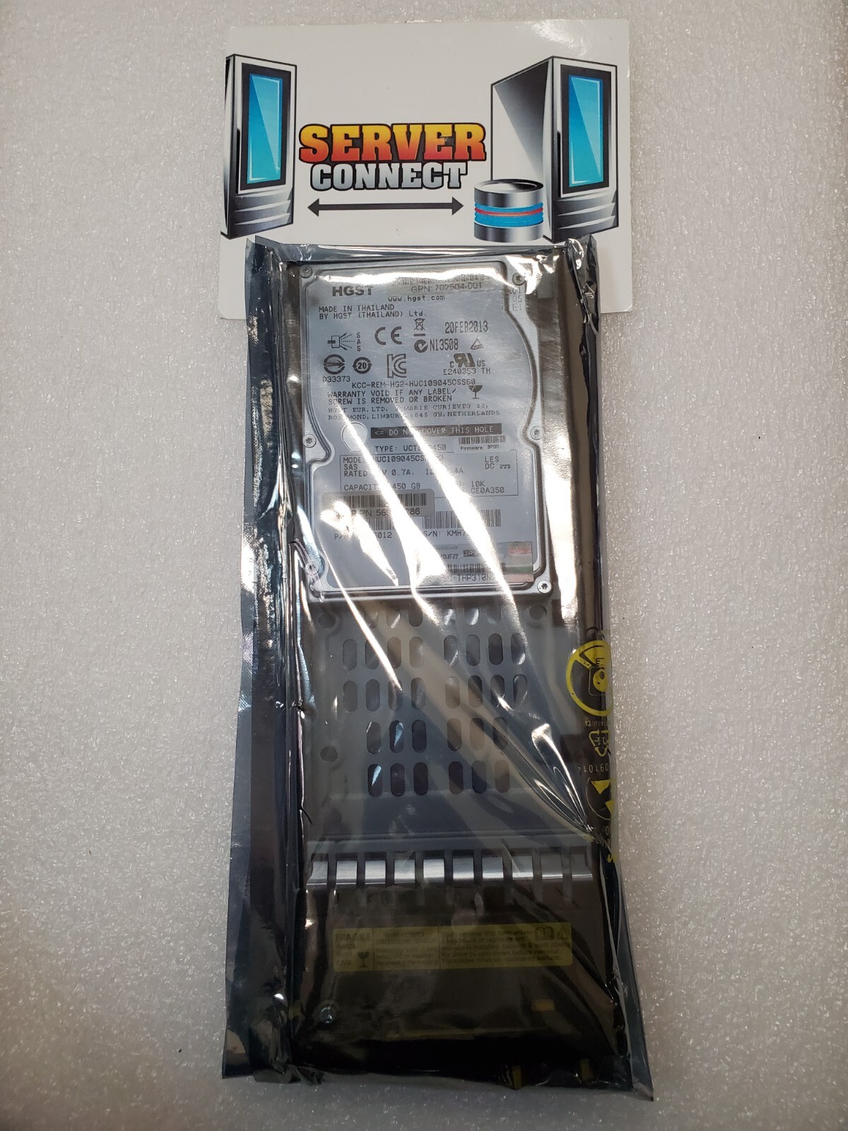 QR494A -- HP M6710 450GB 10K SAS 2.5" 6G HARD DRIVE -- 697388-001