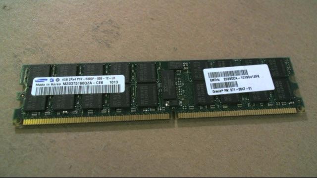 Sun Microsystems 371-3847 4GB DDR2 667mhz PC2-5300P 240 Pins ECC REG