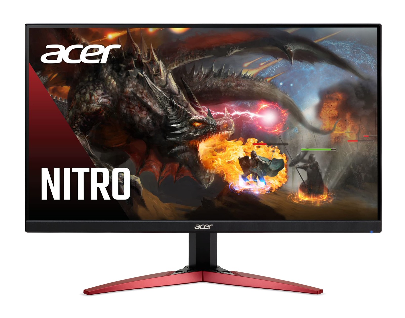 Acer Nitro 23.8in FHD 1920x1080 180Hz Gaming Monitor KG241Y 23.8-inch, Black