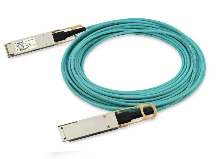 LOT OF 4  FINISAR FCBN425QE2C15 100Gb/s QSFP28 AOC 15m