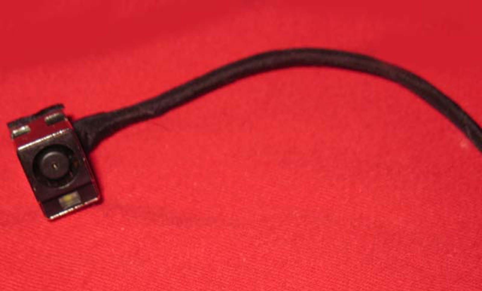 DC POWER JACK w/ CABLE HARNESS HP PAVILION 669063-001 661680-001 661680-TD1 PORT