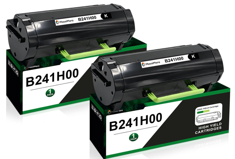 B241H00 2 Pack Black Toner Compatible for B2442dw B2546dn B2650dw