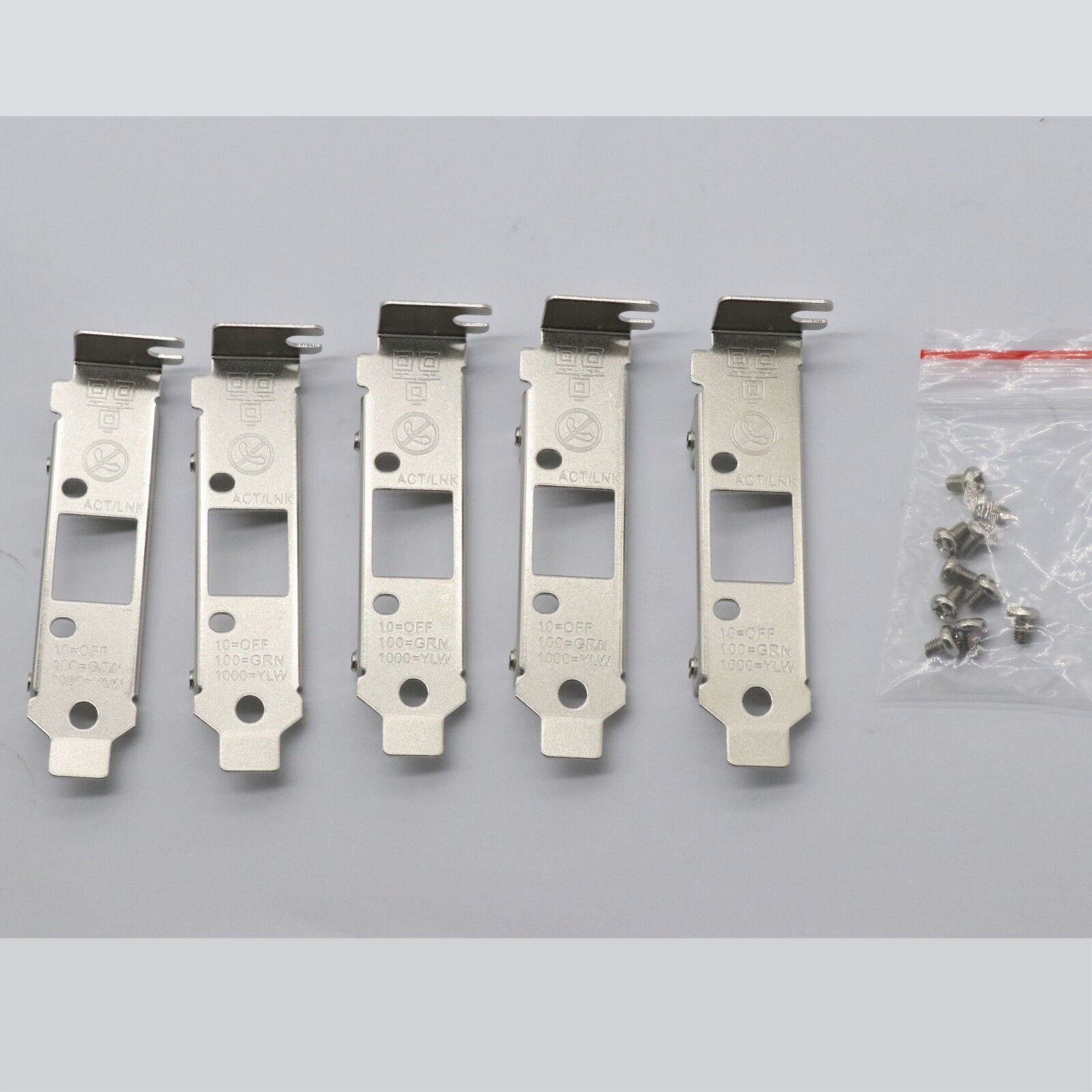 5pcs short Bracket for Intel EXPI9301CT 8391GT HP NC112T Network Card