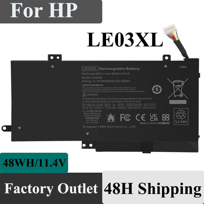 LE03XL Battery 11.4V 48Wh for HP Envy x360 m6-w103dx 796356-005 796220-831