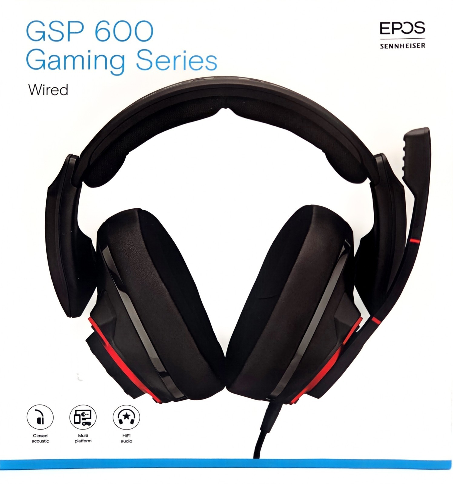 EPOS - Sennheiser GSP 600 Wired Closed Acoustic Gaming Headset ** NEW & SEALED**