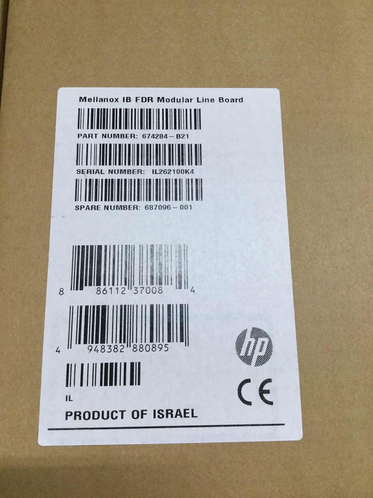 Mellanox Ib FDR Modular Line Board
