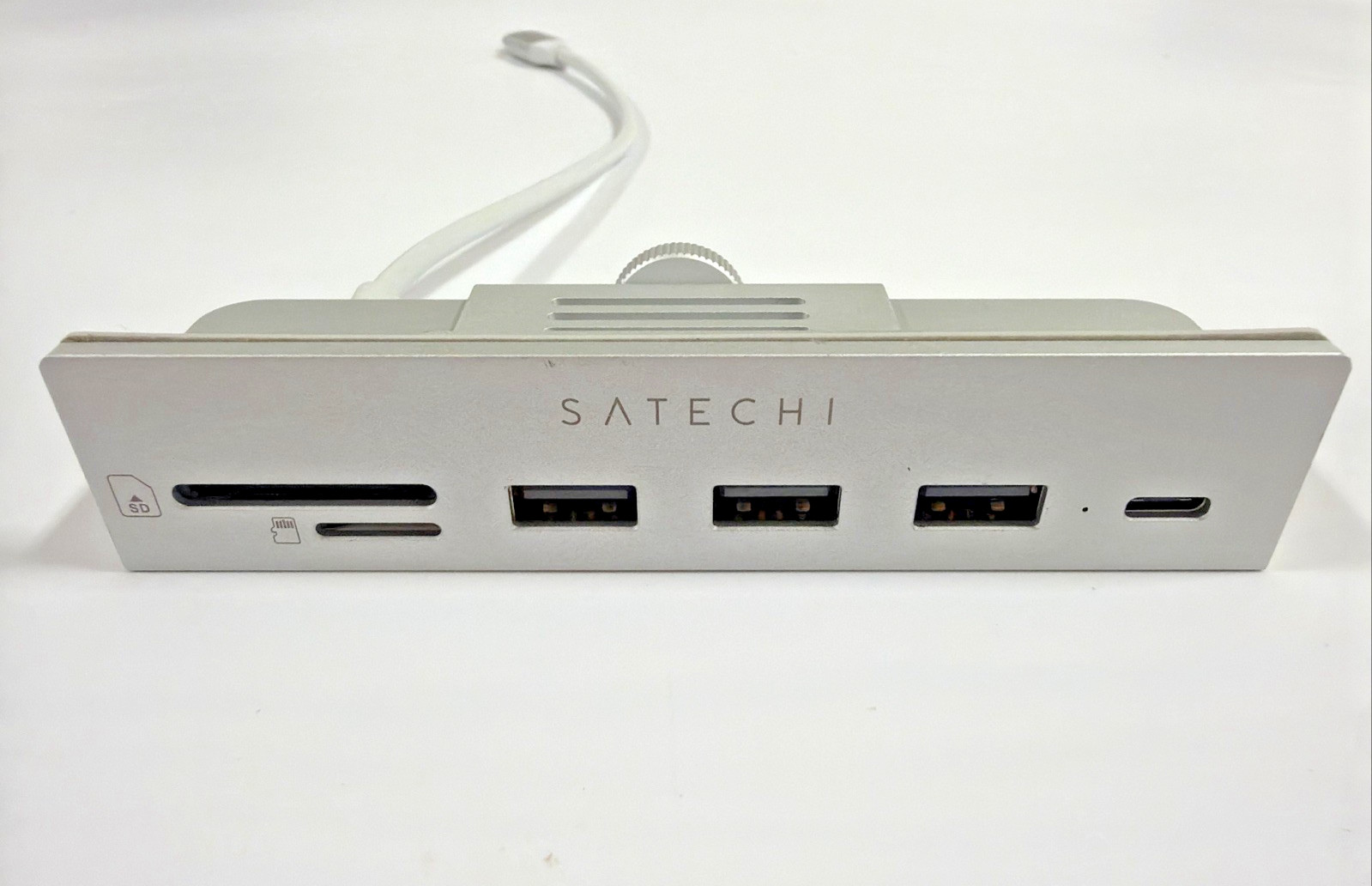 Satechi USB-C Clamp Hub for 2021-2024 M1-M4 24" iMac Silver STUCICHS Used Tested
