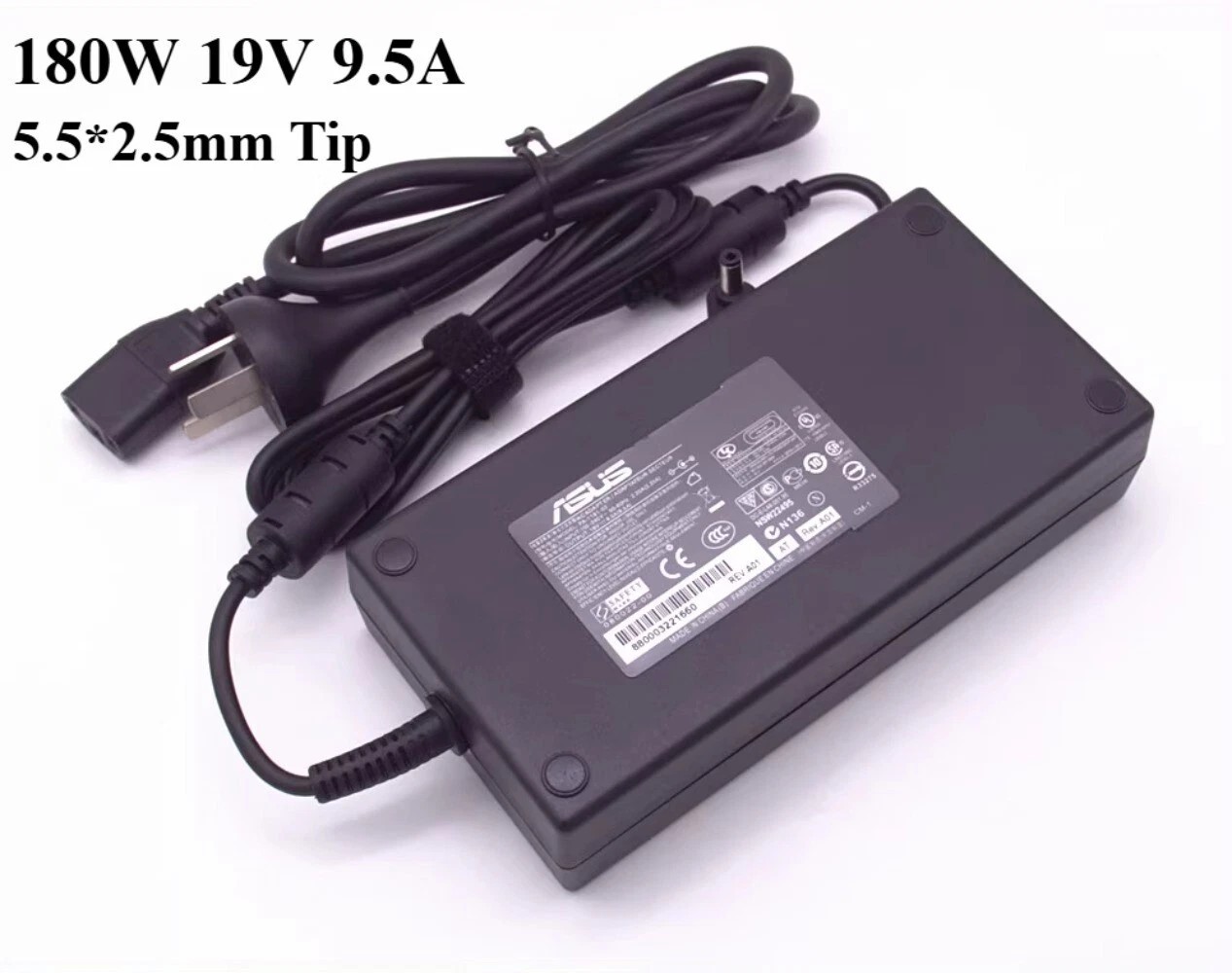 For MSI GF65 Thin 10SDR-459US MS-16W1 OEM 19.5V 9.23A 180W A17-180P4A AC Adapter