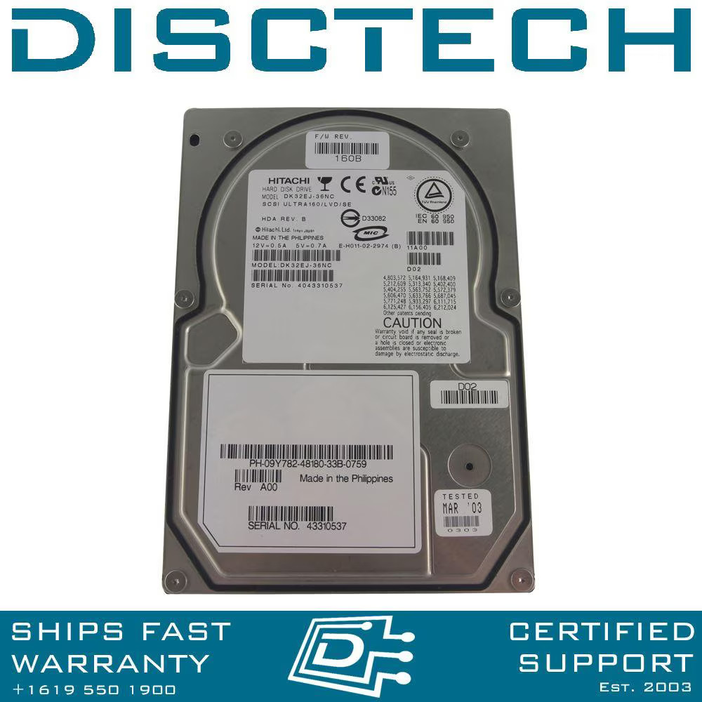 Sun DK32EJ36NSUN36G SCSI Hard Drive