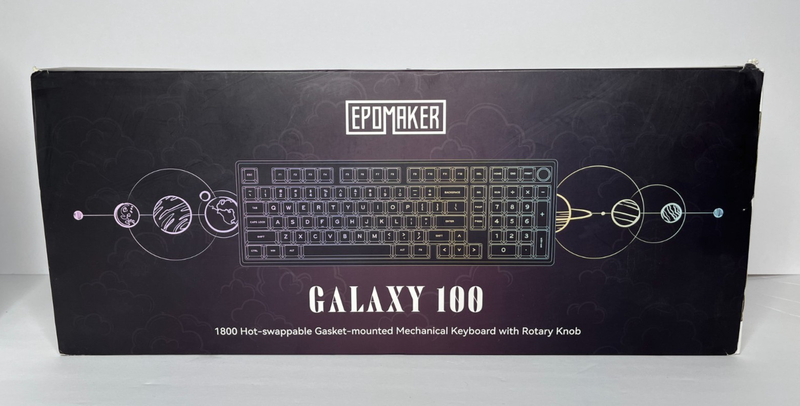 EPOMAKER Galaxy 100 QMK/VIA Wireless Gaming Keyboard, Aluminum Shell, Bluetooth