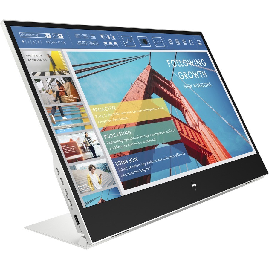 HP 14" E14 G4 FHD 1920x1080 5ms Portable Monitor, 1B065AA