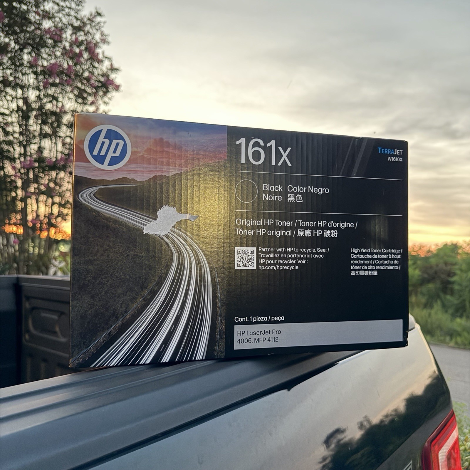 HP 161X Original High Yield Laser Toner Cartridge Black 1 Pack
