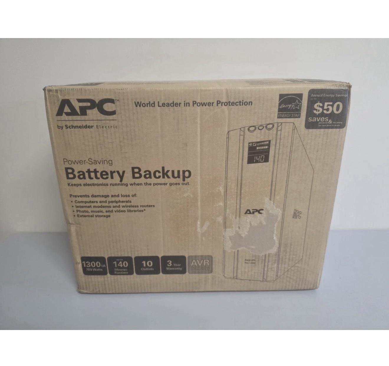 New Factory Sealed APC UPS BX1300G PRO XS 1300 VA Battery Backup Surge Protector
