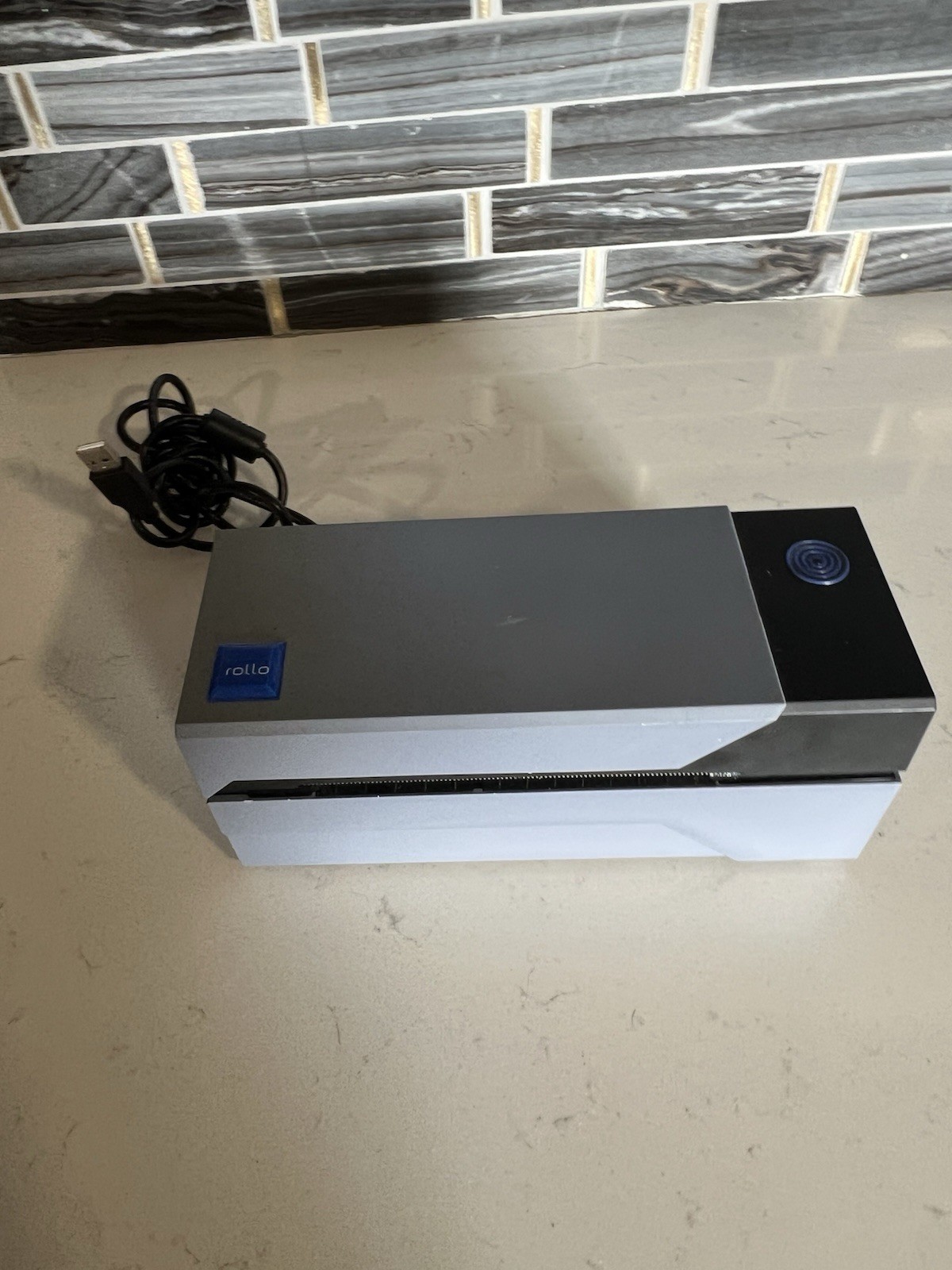 Rollo X1038 USB Thermal Shipping Label Printer 4x6 No Power Supply