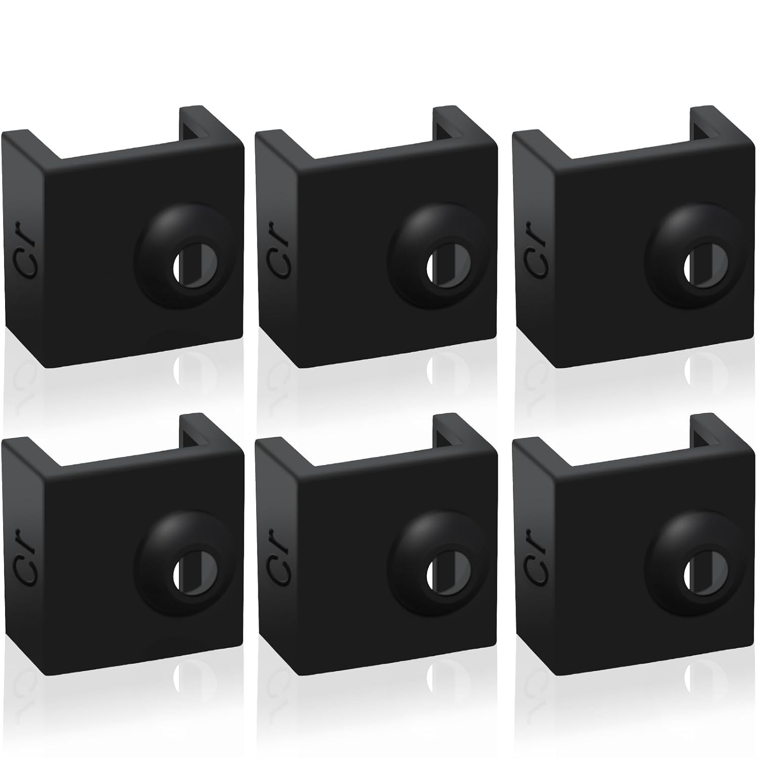 3D Printer Hotend Silicone Sock 6-Pack for Creality Ender 3 5 CR-10 MK7 MK8 MK9