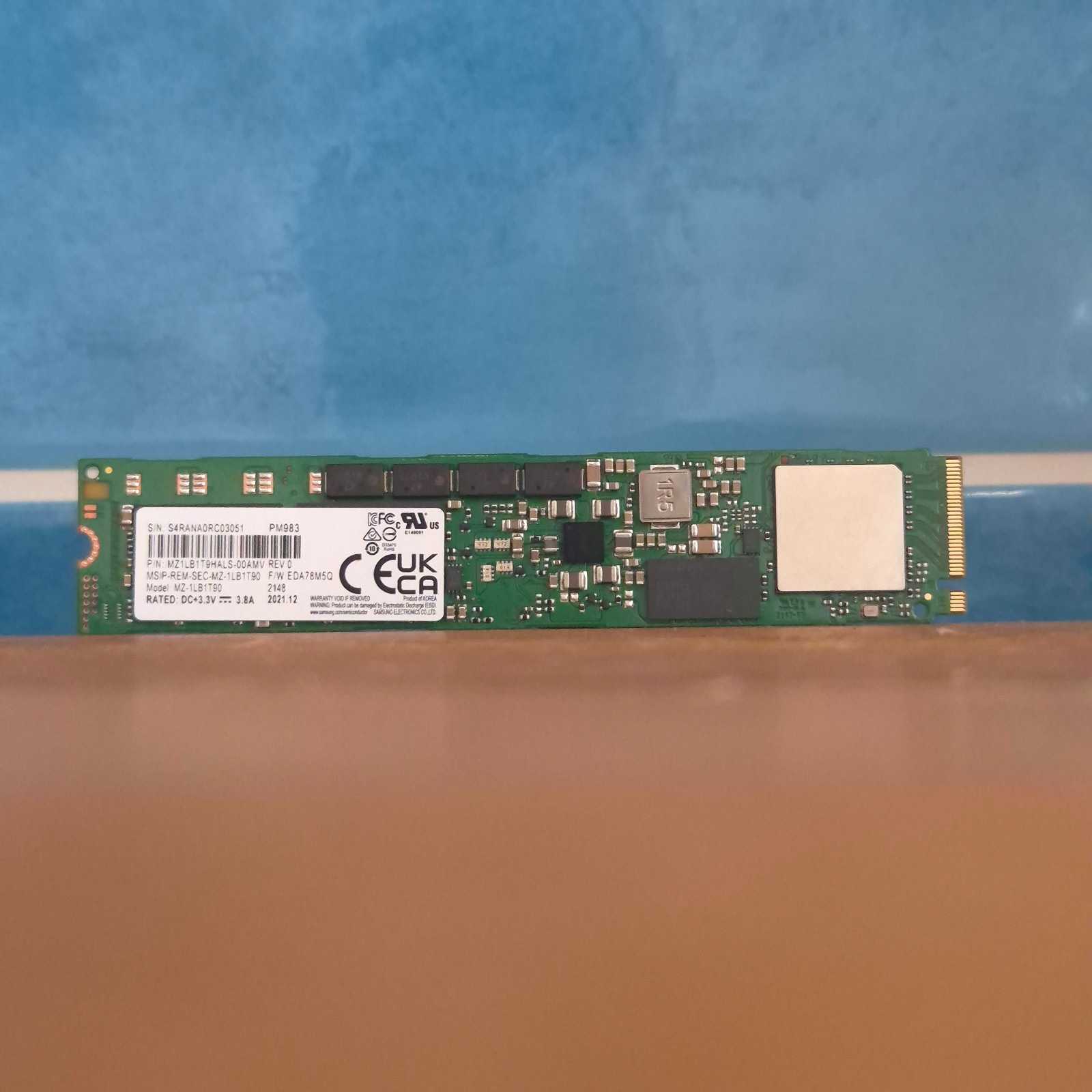 Samsung MZ1LB1T9HALS PM983 1.92TB M.2 22110 PCIe 3.0 NVMe SSD (430 EUR 0% VAT)